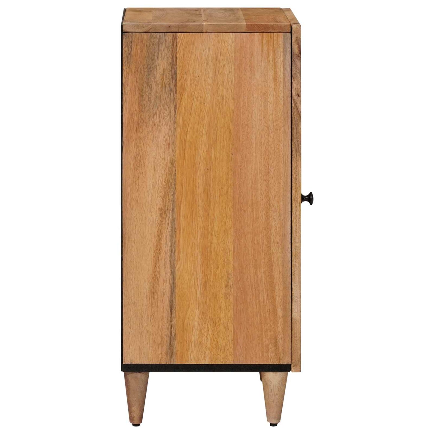 Serviesskap med dør Naturlig 40 x 33 x 75 cm Massiv mango tre