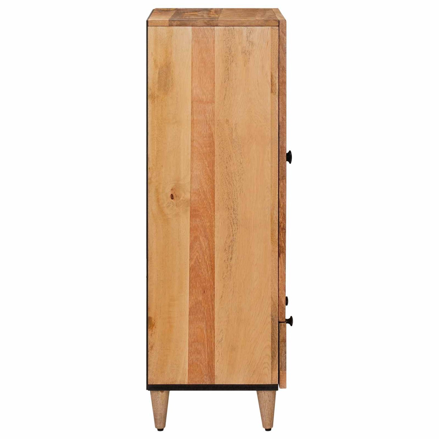 Høyskap med skuff Naturlig 60 x 33,5 x 100 cm Massiv mango tre vidaXL