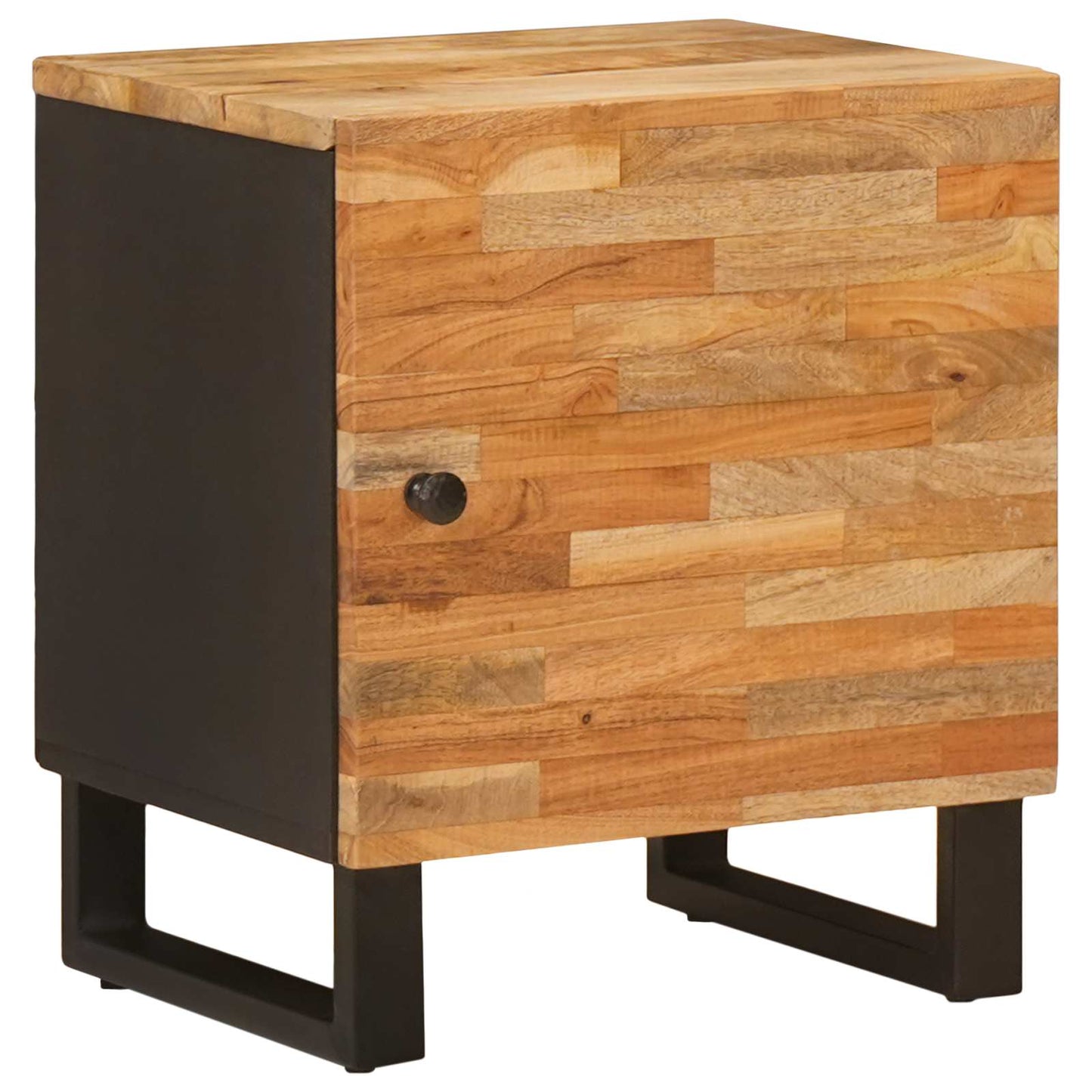 Nattbordskap 2 pcs Brun 40 x 33 x 46 cm Massiv mango tre