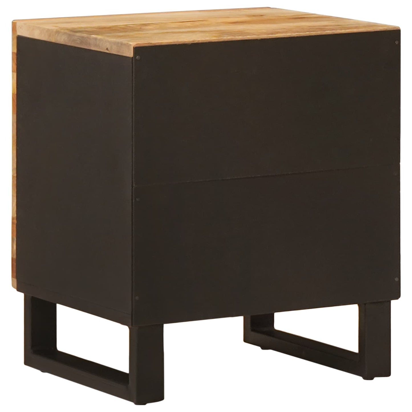 Nattbordskap 2 pcs Brun 40 x 33 x 46 cm Massiv mango tre