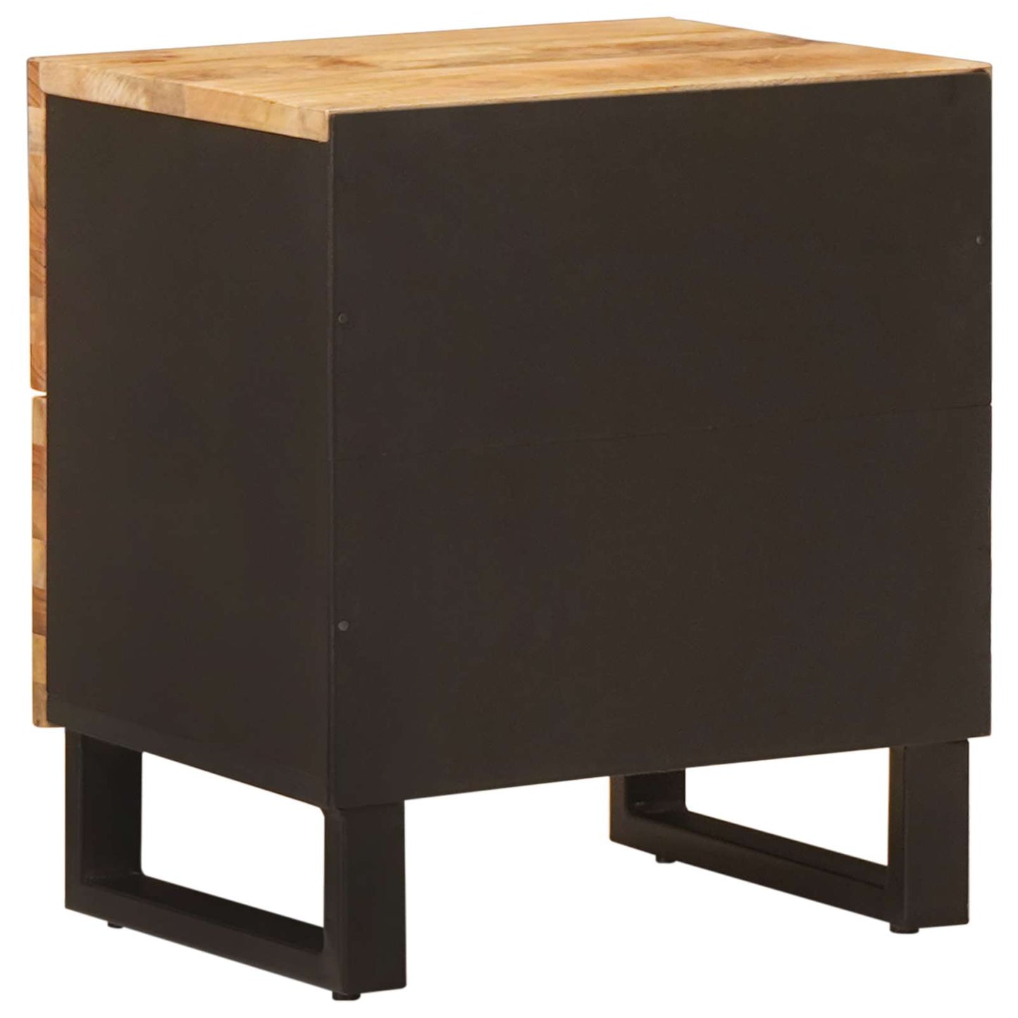 Nattbordskap 2 pcs Brun 40 x 33 x 46 cm Massiv mango tre