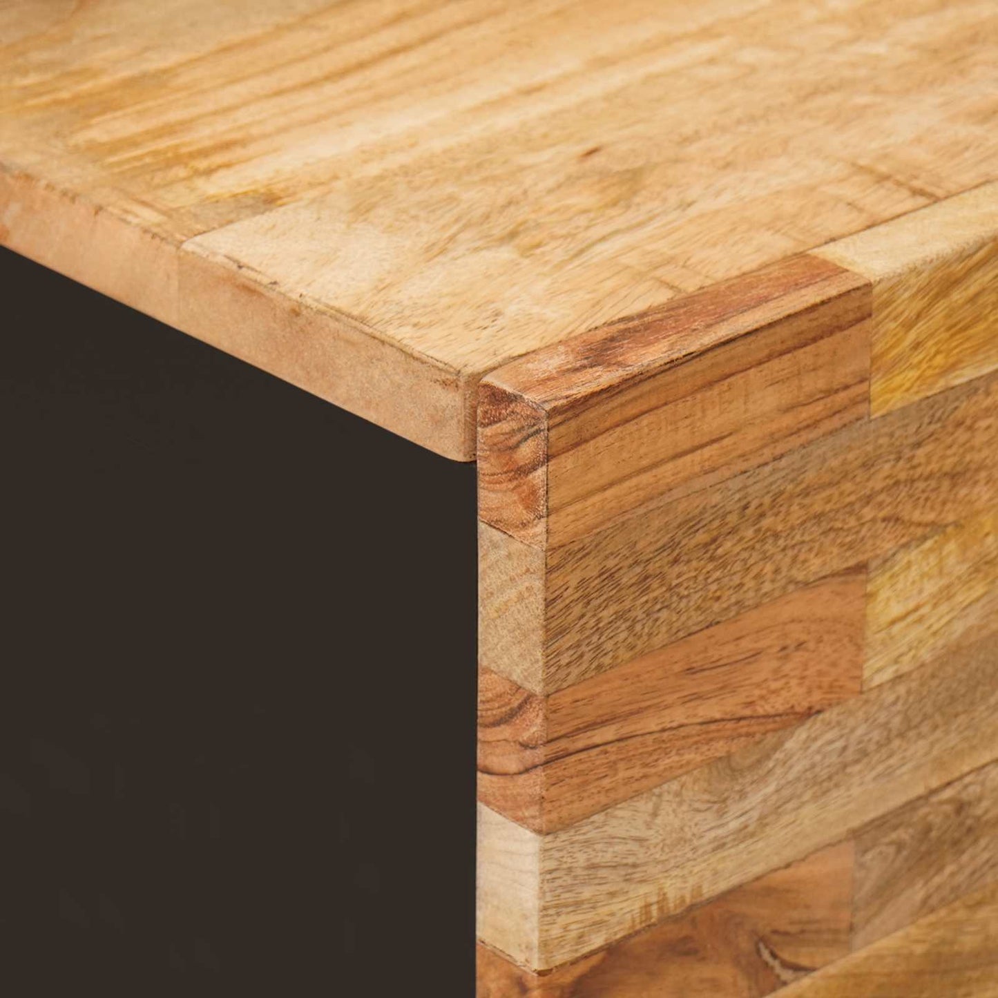TV-skap med lagring Brun 105 x 33 x 46 cm Massiv mango tre