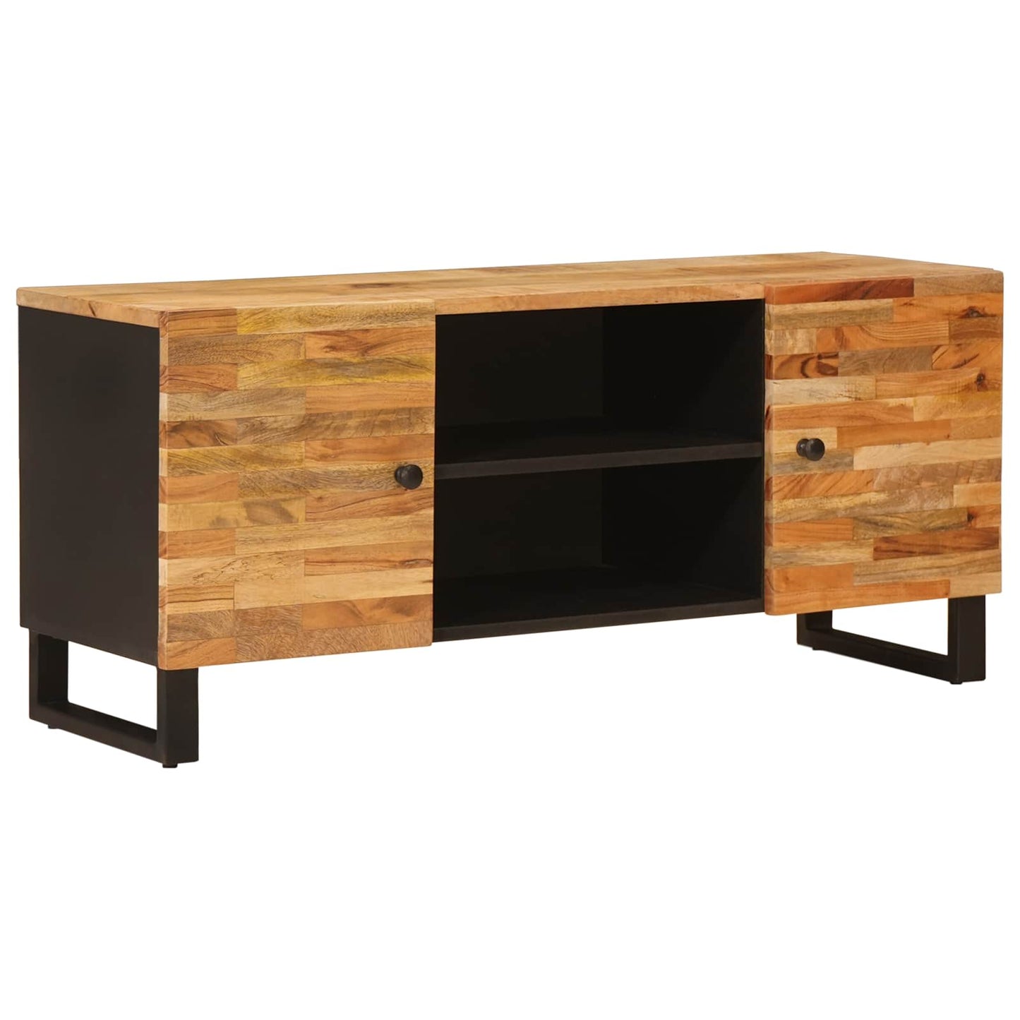 TV-skap med lagring Brun 105 x 33 x 46 cm Massiv mango tre