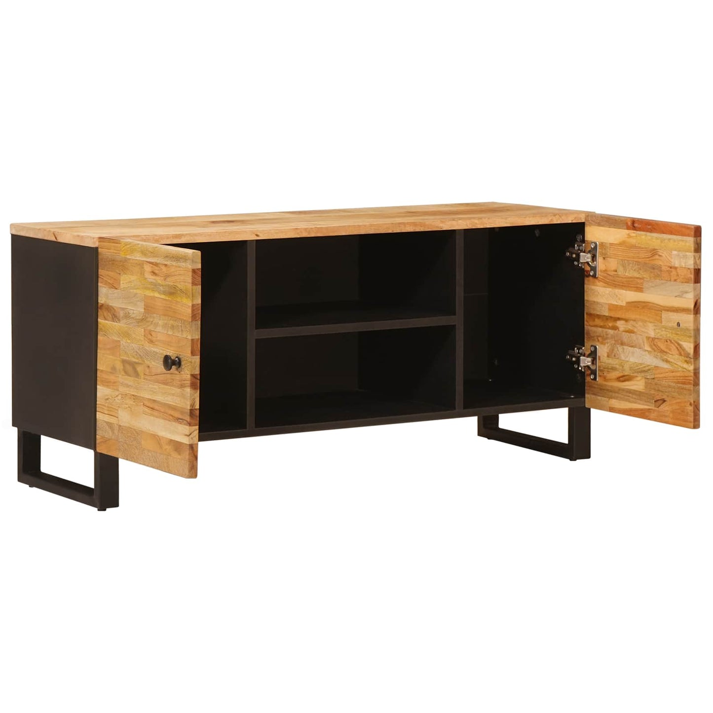 TV-skap med lagring Brun 105 x 33 x 46 cm Massiv mango tre