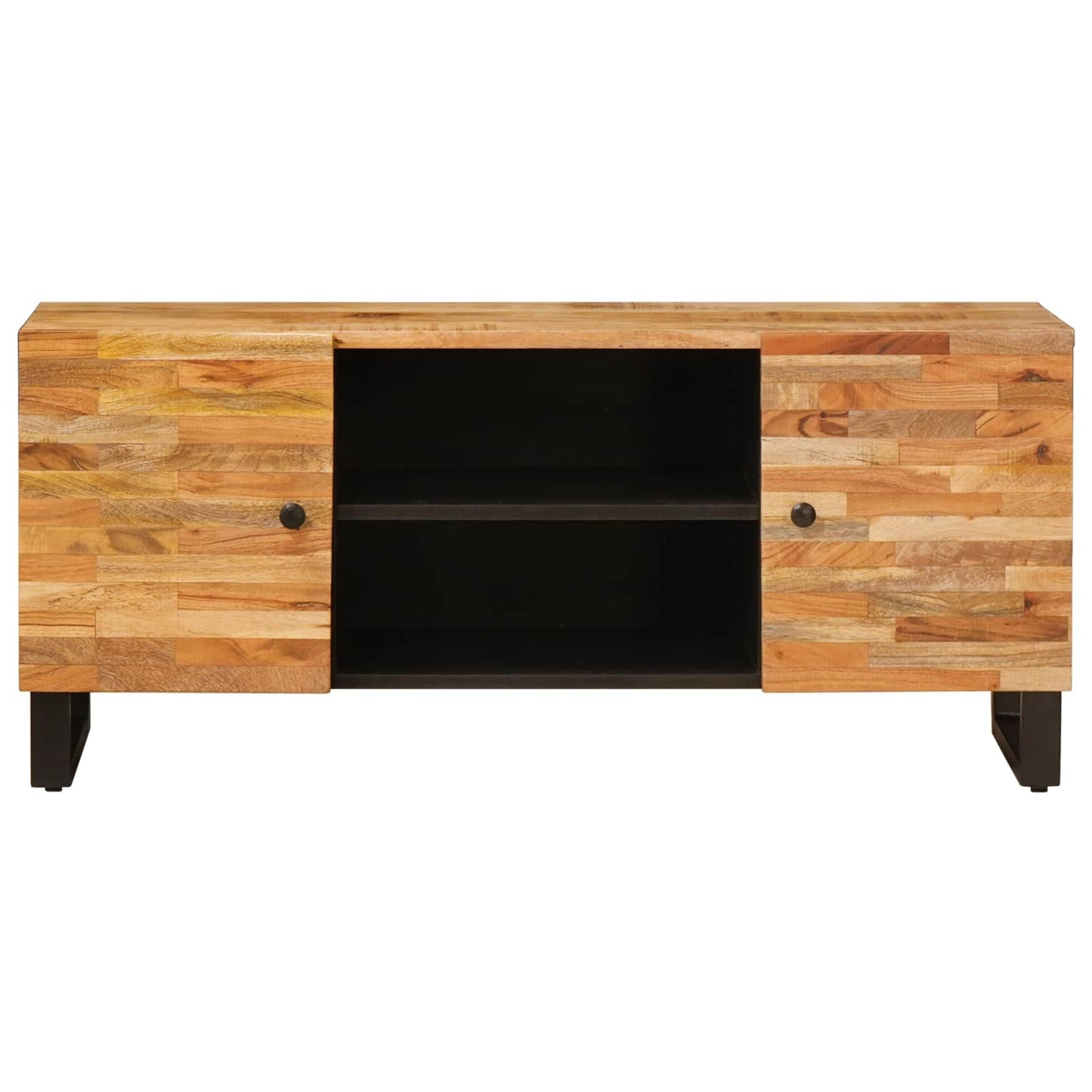 TV-skap med lagring Brun 105 x 33 x 46 cm Massiv mango tre