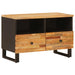 TV-skap med lagring Brun 70 x 33 x 46 cm Massiv mango tre
