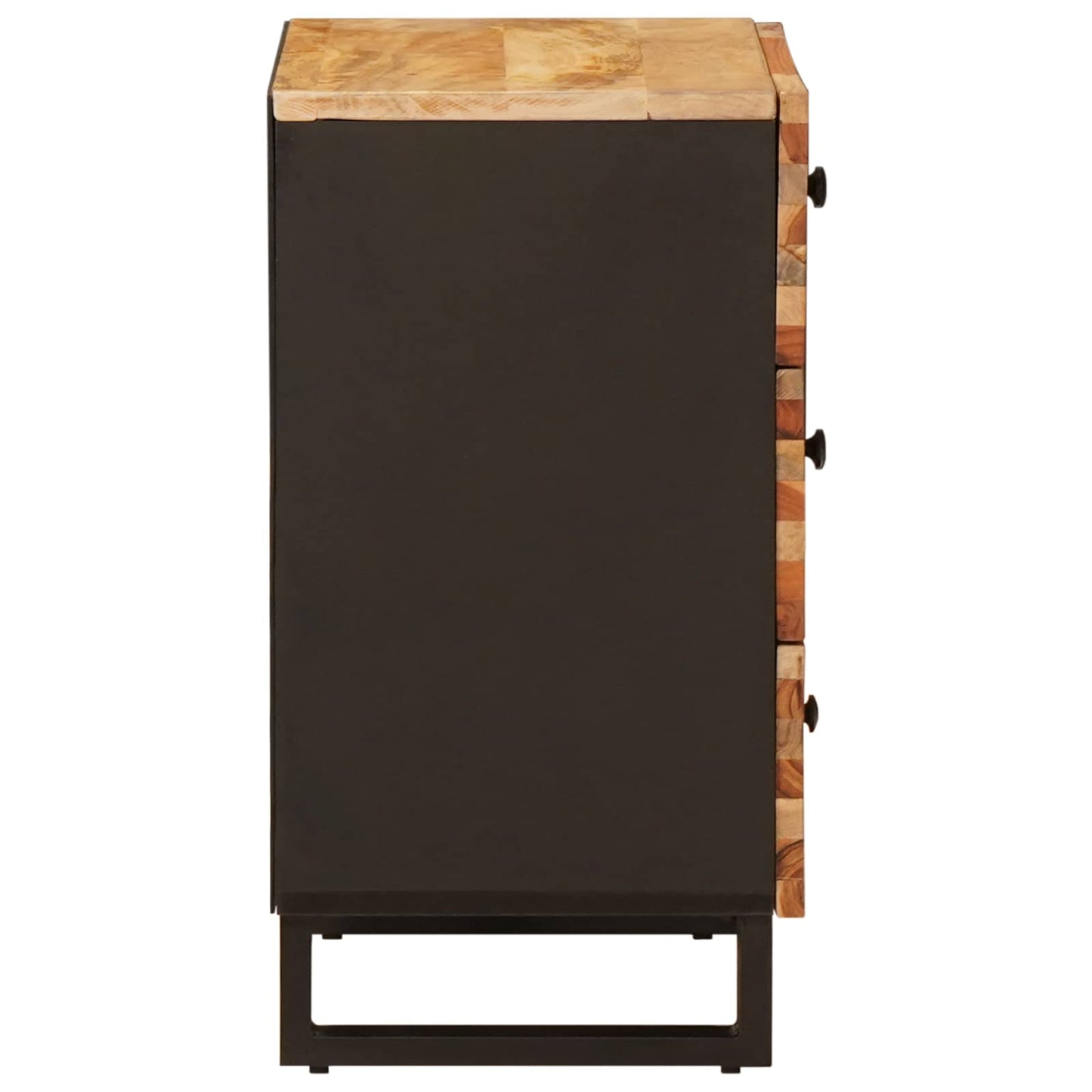 Sengekabinett med skuff Brun 50 x 33 x 62 cm Massiv mango tre