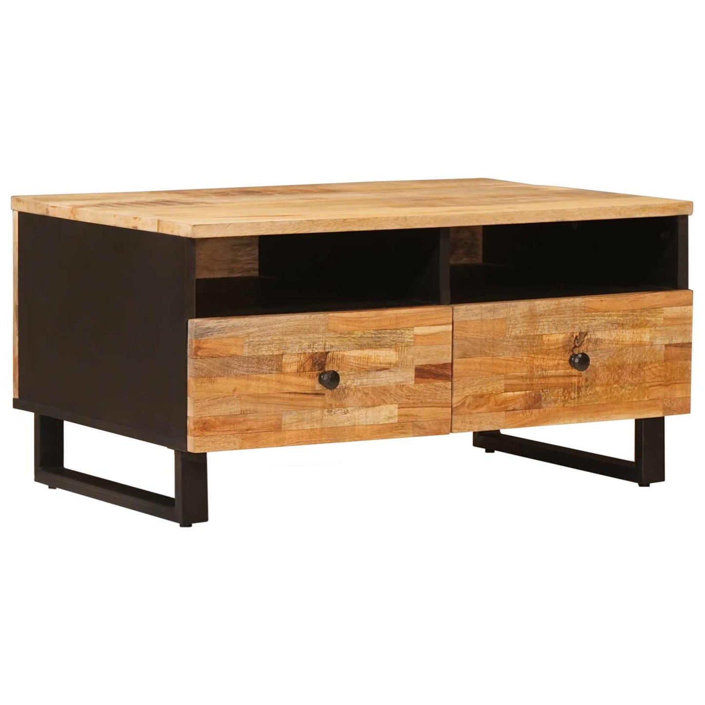 Kaffebord med skuff Brun 80 x 54 x 40 cm Massiv mango tre