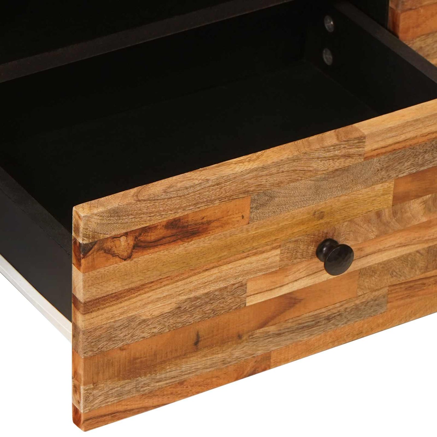 TV-skap med hylle Brun 105 x 33 x 46 cm Massiv mango tre