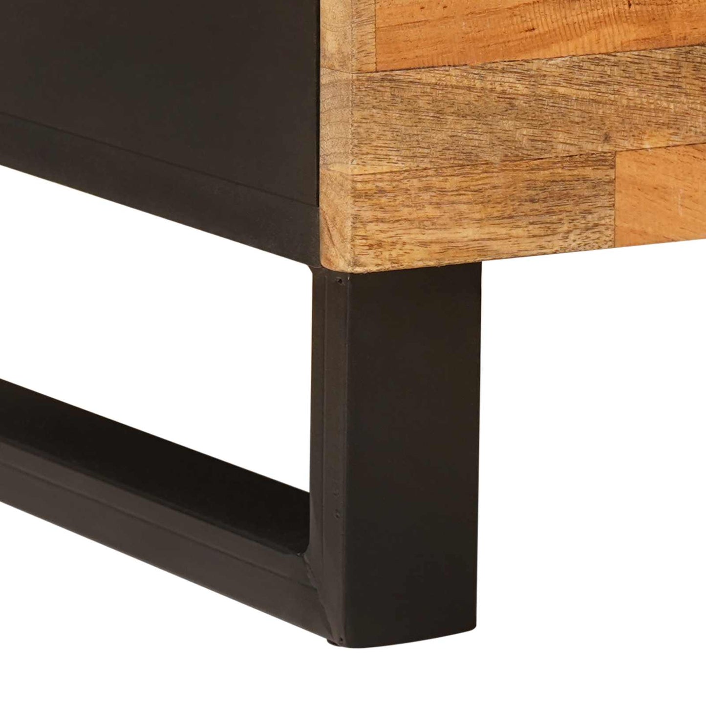 TV-skap med hylle Brun 105 x 33 x 46 cm Massiv mango tre