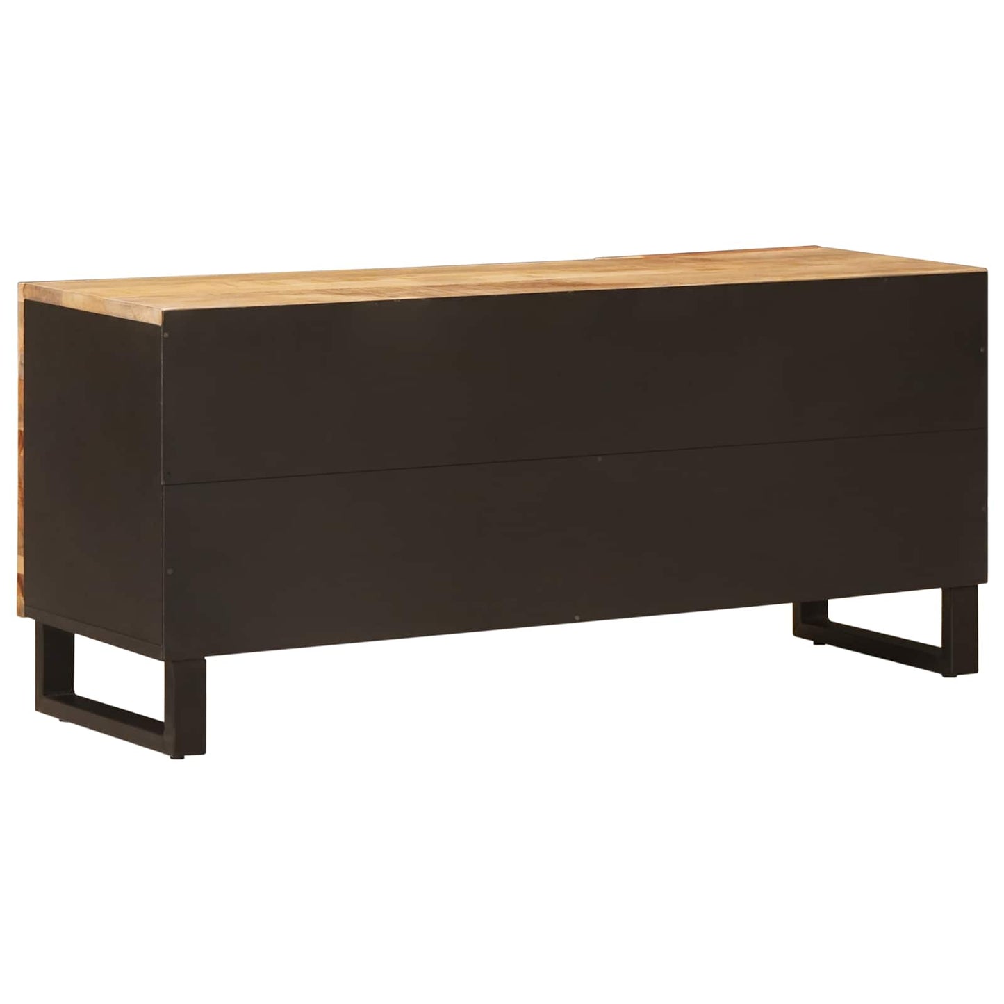TV-skap med hylle Brun 105 x 33 x 46 cm Massiv mango tre