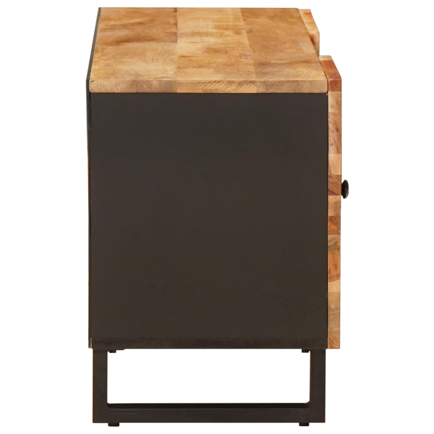 TV-skap med hylle Brun 105 x 33 x 46 cm Massiv mango tre