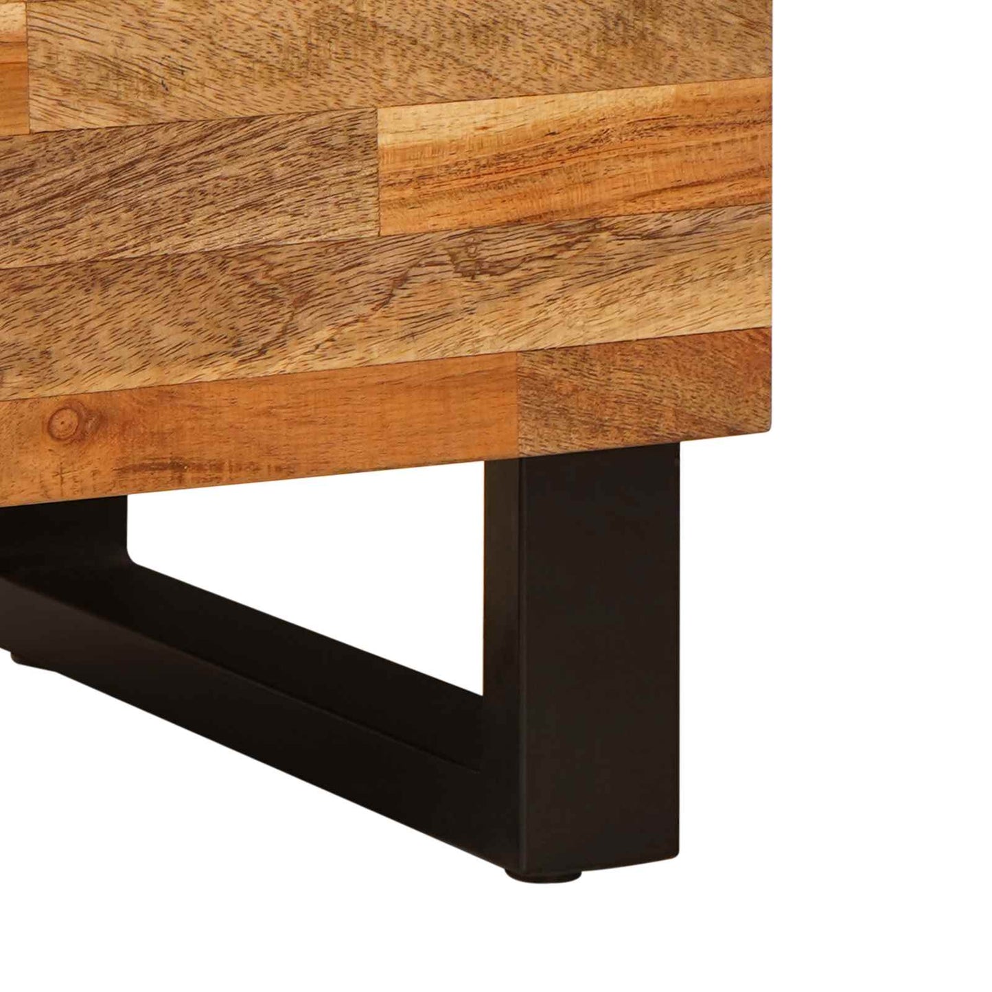 TV-skap med hylle med dør Brun 80 x 33 x 46 cm Massiv mango tre