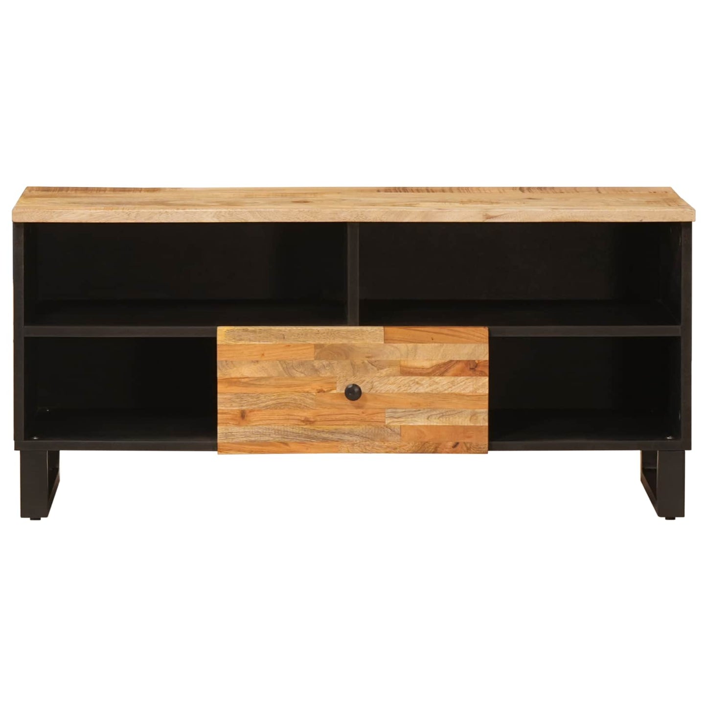 TV-skap med skuff Brun 100 x 33 x 46 cm Massiv mango tre