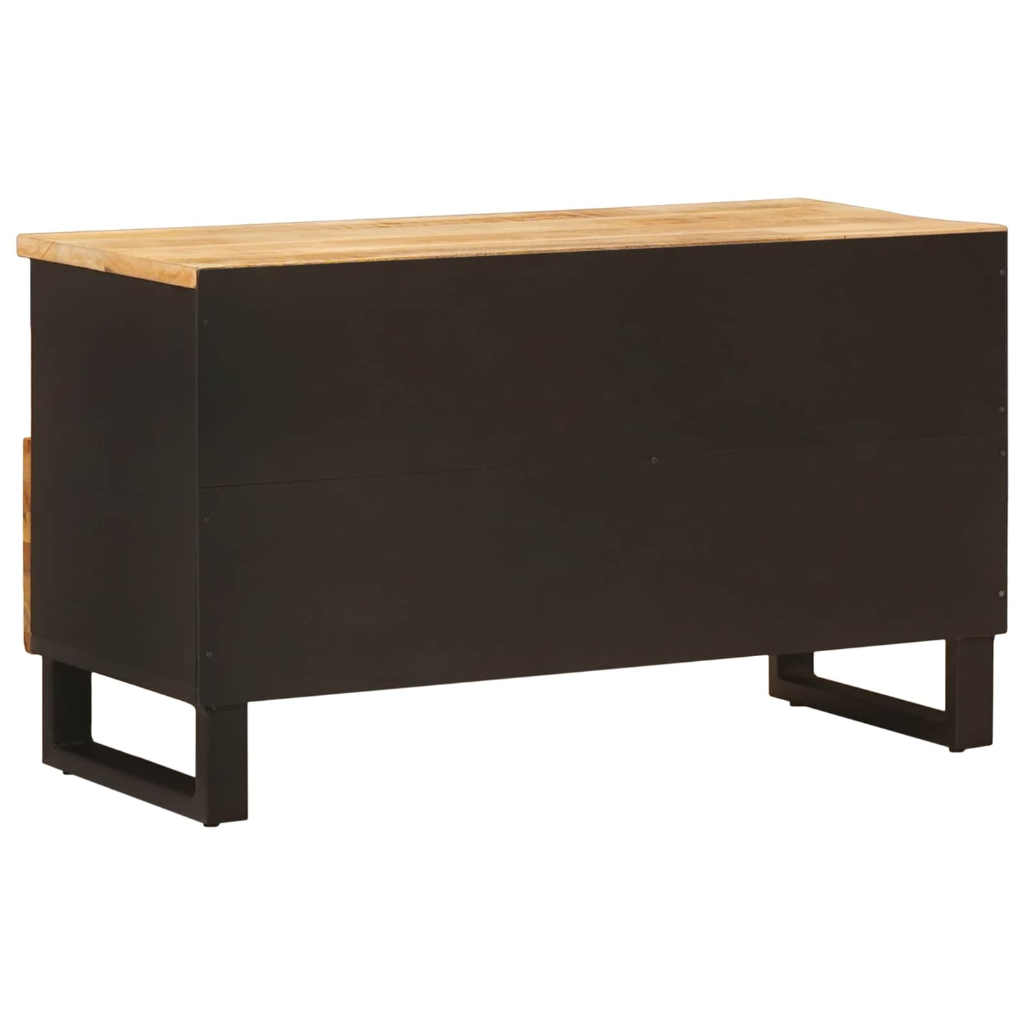 TV-skap med skuff Brun 80 x 33 x 46 cm Massiv mango tre