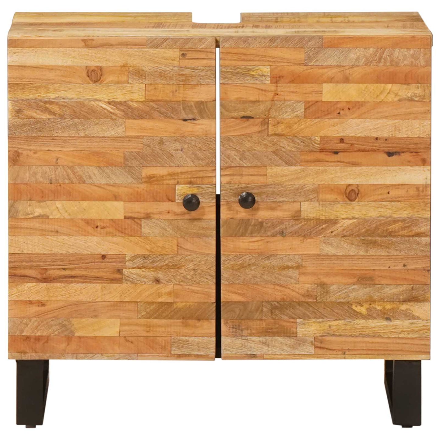 Baderomsvaskeskap Naturlig 62 x 33 x 58 cm Massiv mango tre