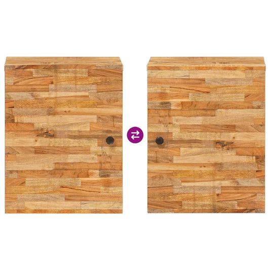 Baderom Hengende Skap Naturlig 38 x 33 x 48 cm Massiv mango tre