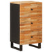 Sideskap med skuff Brun 40 x 33 x 75 cm Massiv mango tre