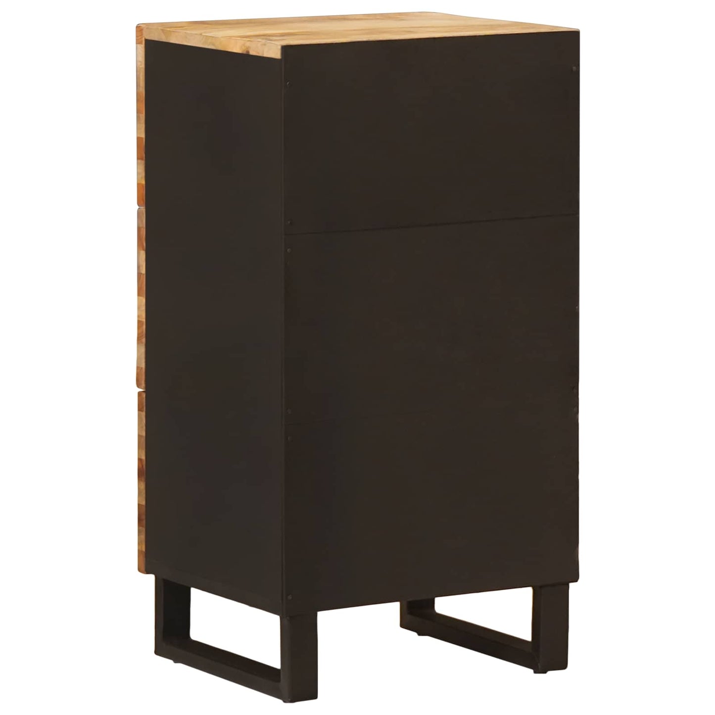 Sideskap med skuff Brun 40 x 33 x 75 cm Massiv mango tre