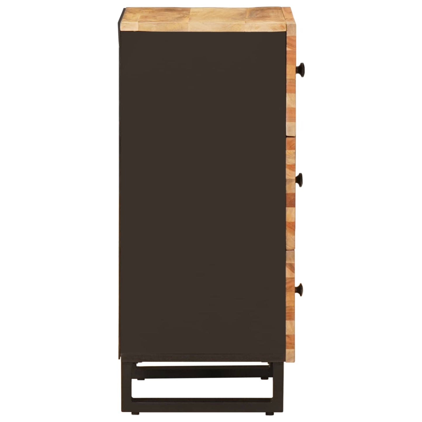 Sideskap med skuff Brun 40 x 33 x 75 cm Massiv mango tre