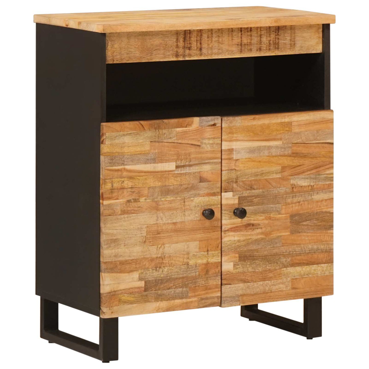 Sideskap med lagring Brun 60 x 33 x 75 cm Massiv mango tre