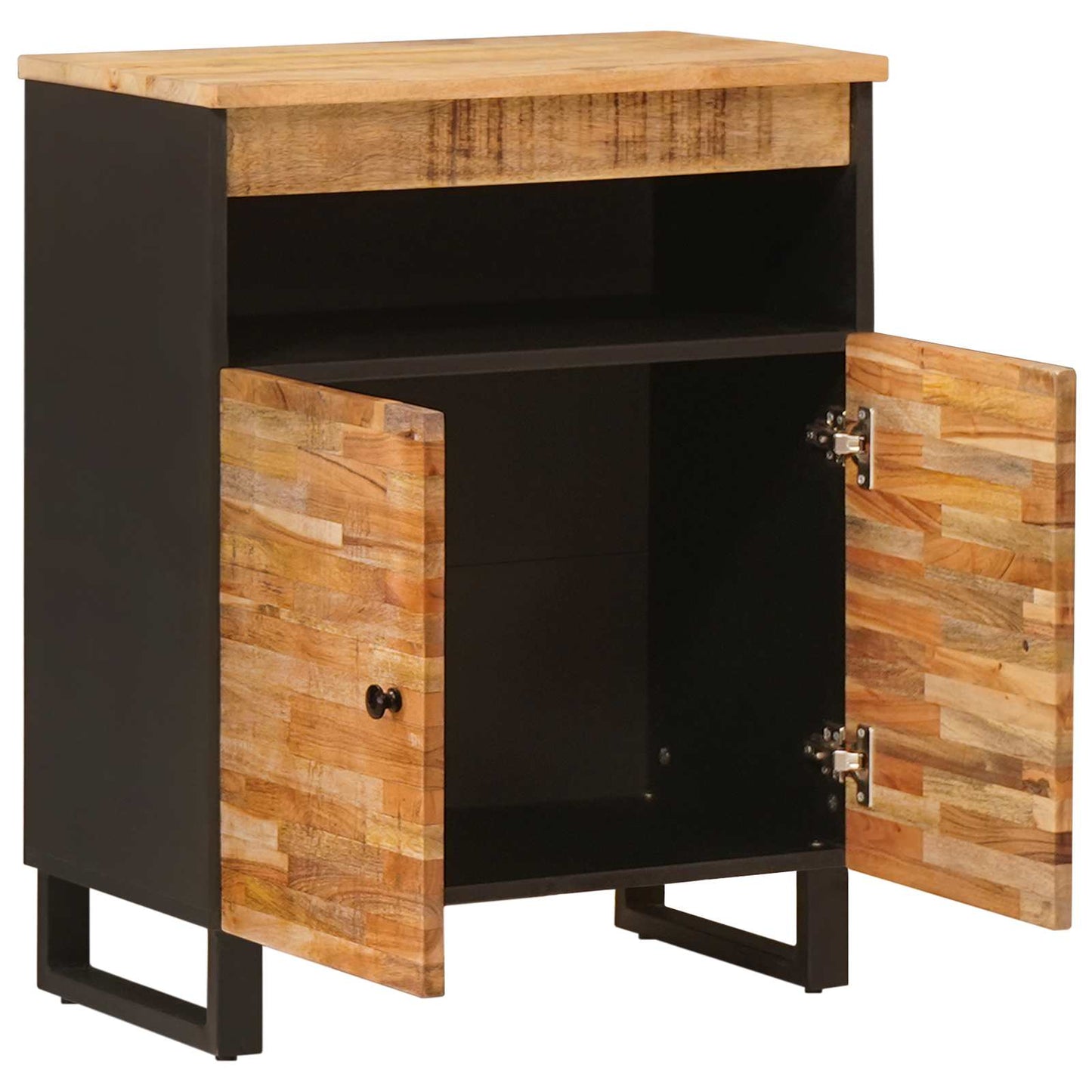 Sideskap med lagring Brun 60 x 33 x 75 cm Massiv mango tre