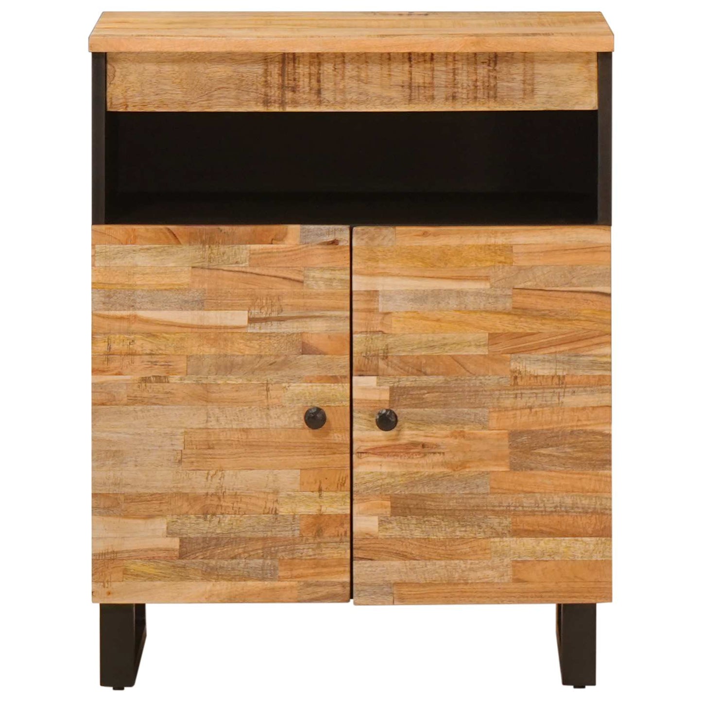 Sideskap med lagring Brun 60 x 33 x 75 cm Massiv mango tre