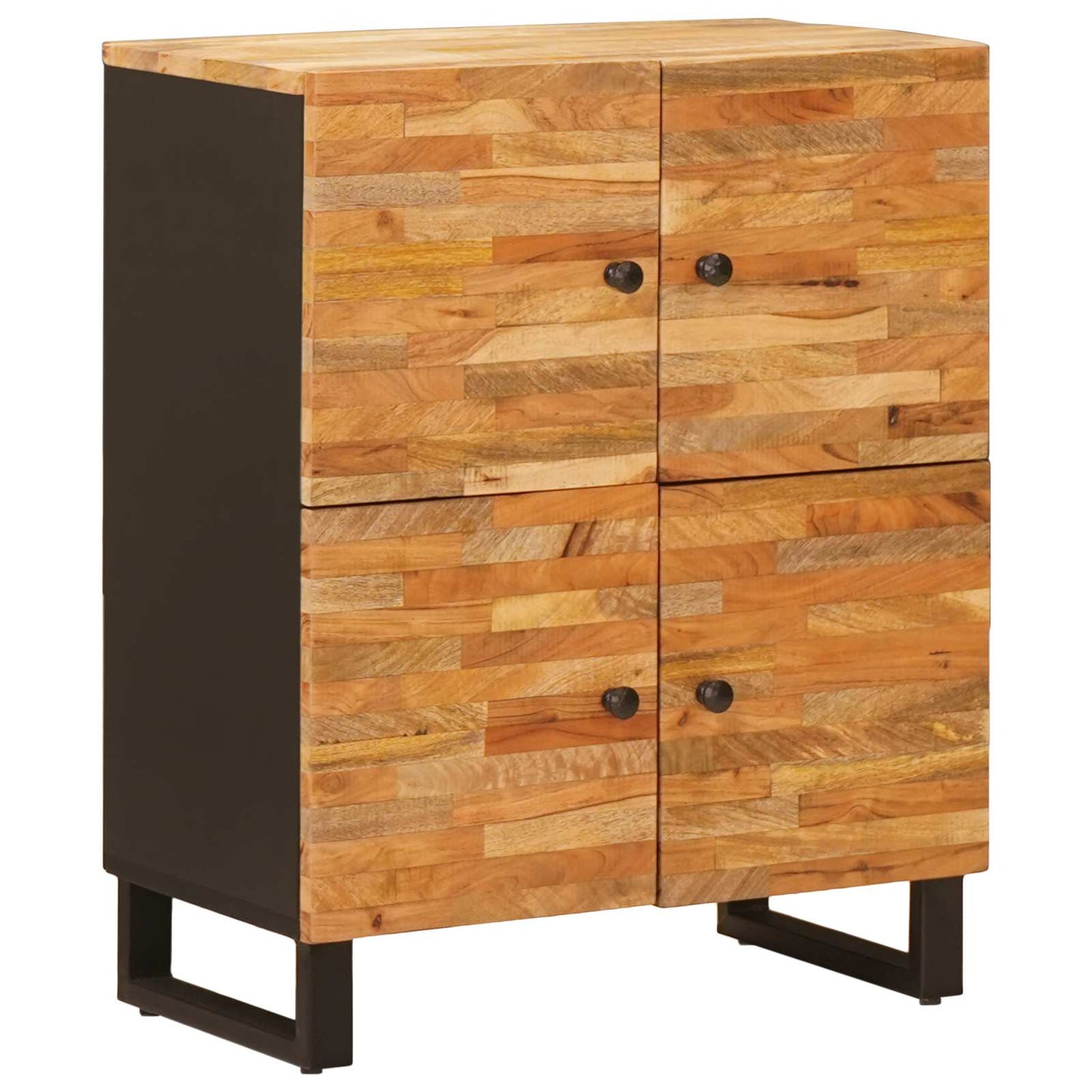 Sideskap med lagring Brun 60 x 33 x 75 cm Massiv mango tre