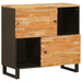 Sideskap med lagring Brun 80 x 33 x 75 cm Massiv mango tre
