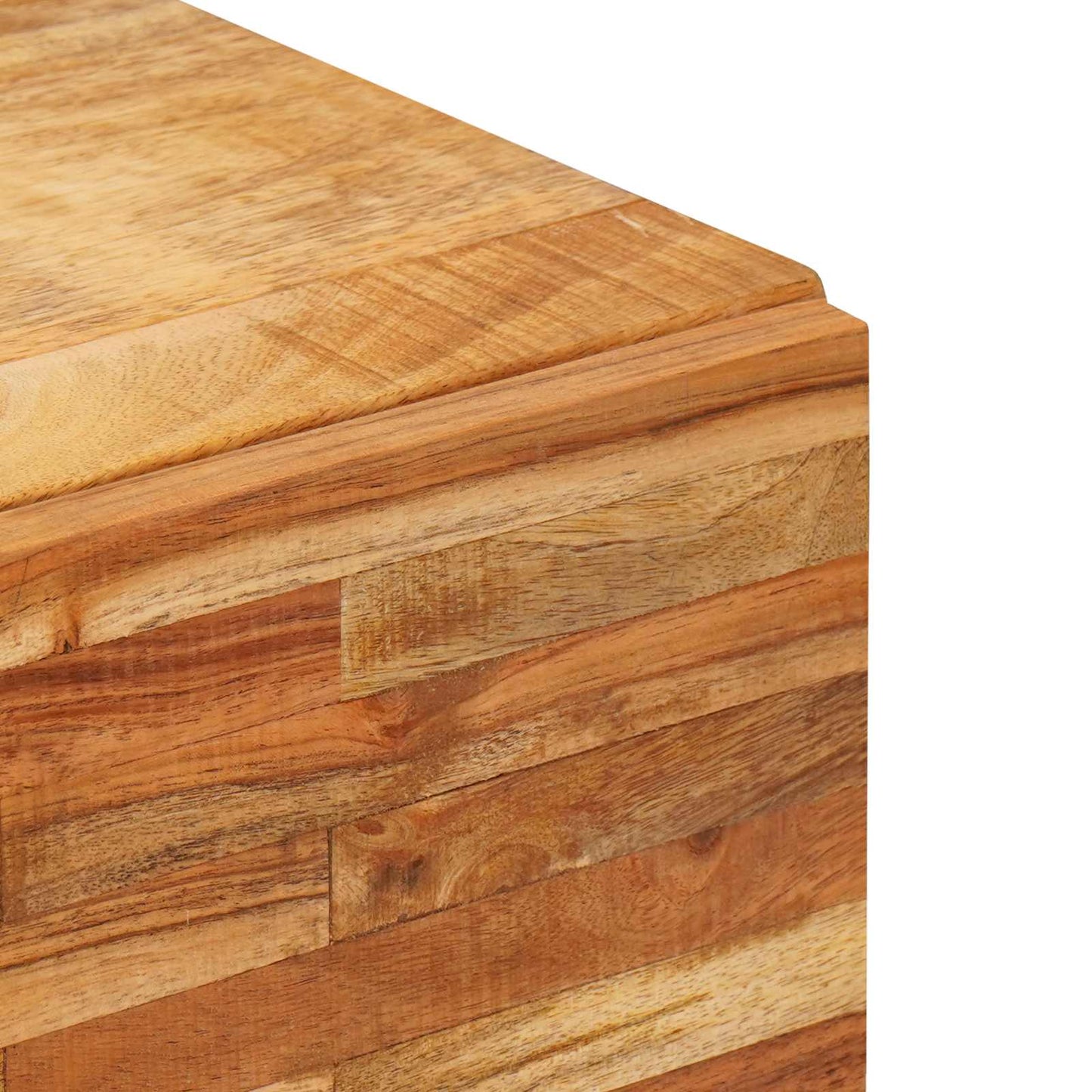 Sideskap med skuff Brun 90 x 33 x 75 cm Massiv mango tre