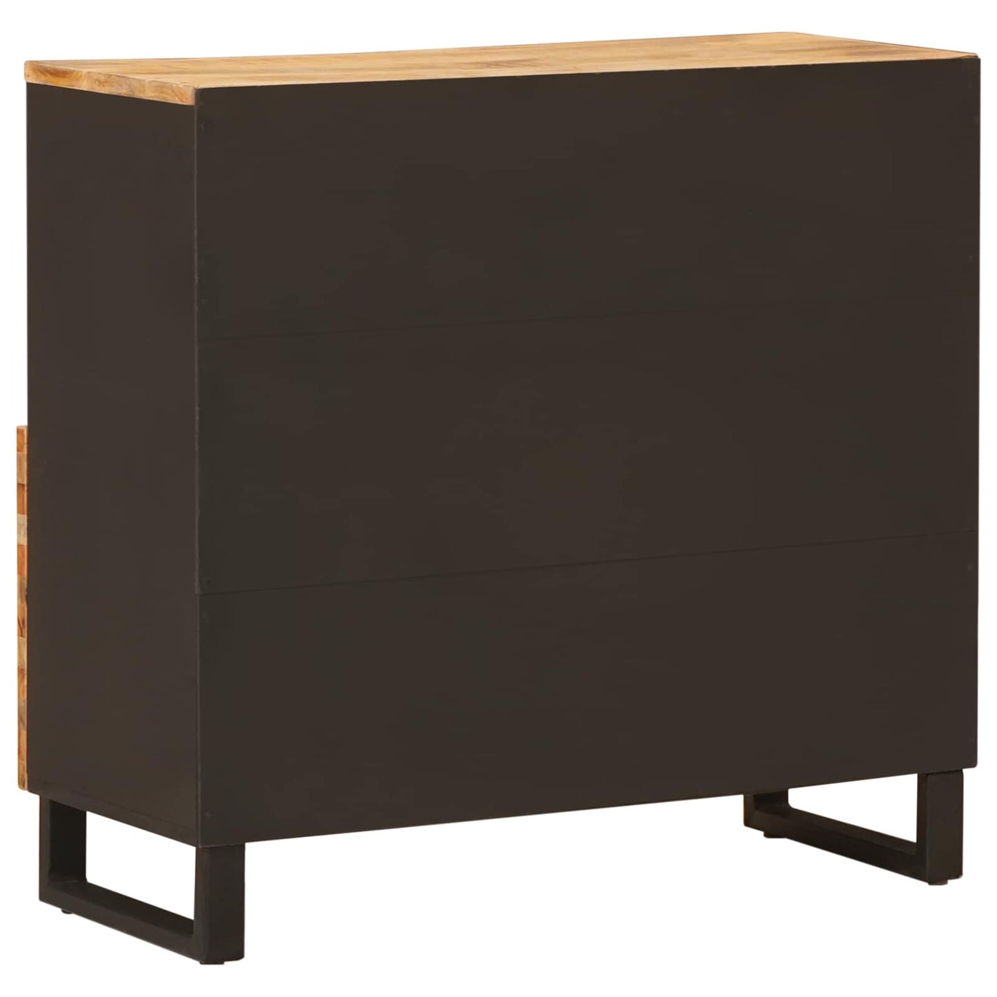 Sideskap med skuff Brun 90 x 33 x 75 cm Massiv mango tre