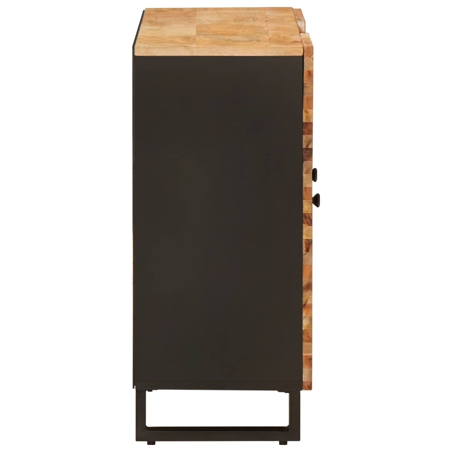 Sideskap med skuff Brun 90 x 33 x 75 cm Massiv mango tre
