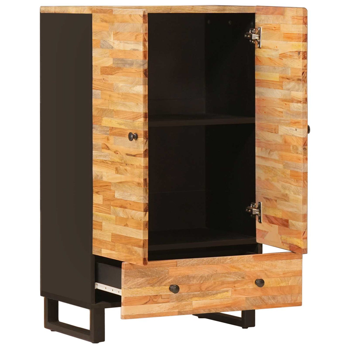 Lagerhøyskaper Brun 60 x 33 x 100 cm Massiv mango tre