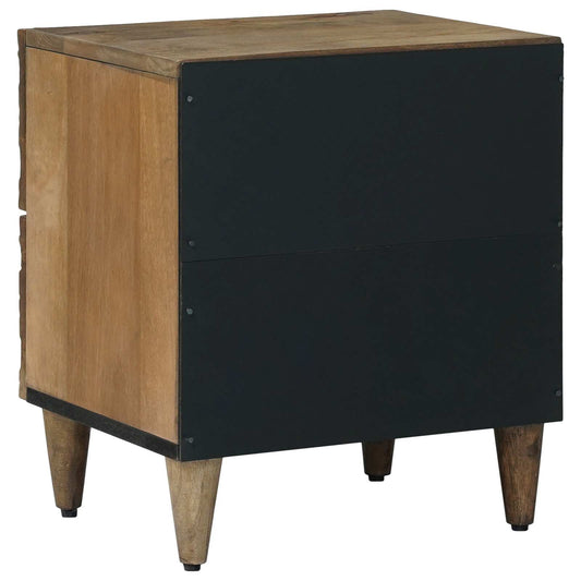 Nattbordskap Brun 40 x 33,5 x 46 cm Massiv mango tre