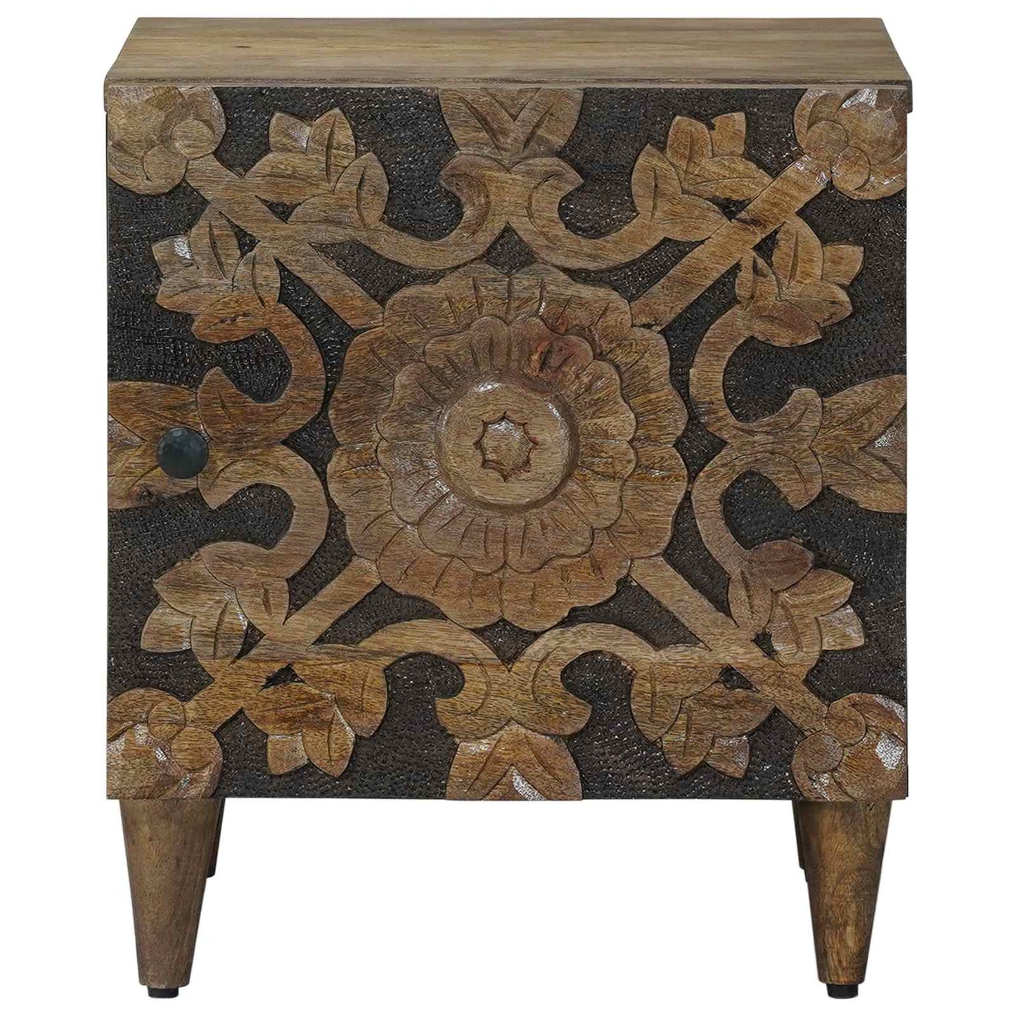 Nattbordskap Brun 40 x 33,5 x 46 cm Massiv mango tre