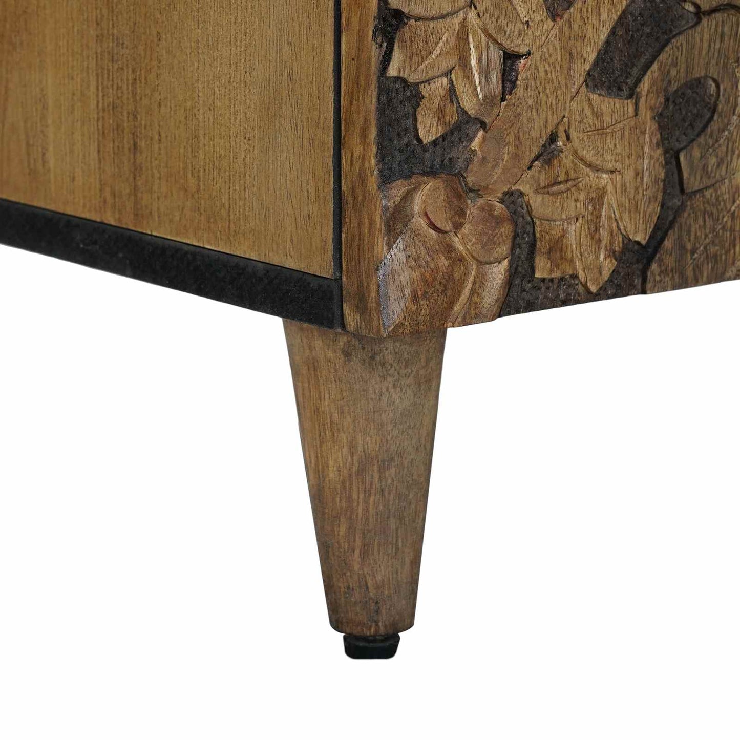 TV-skap med lagring Brun 105 x 33,5 x 46 cm Massiv mango tre