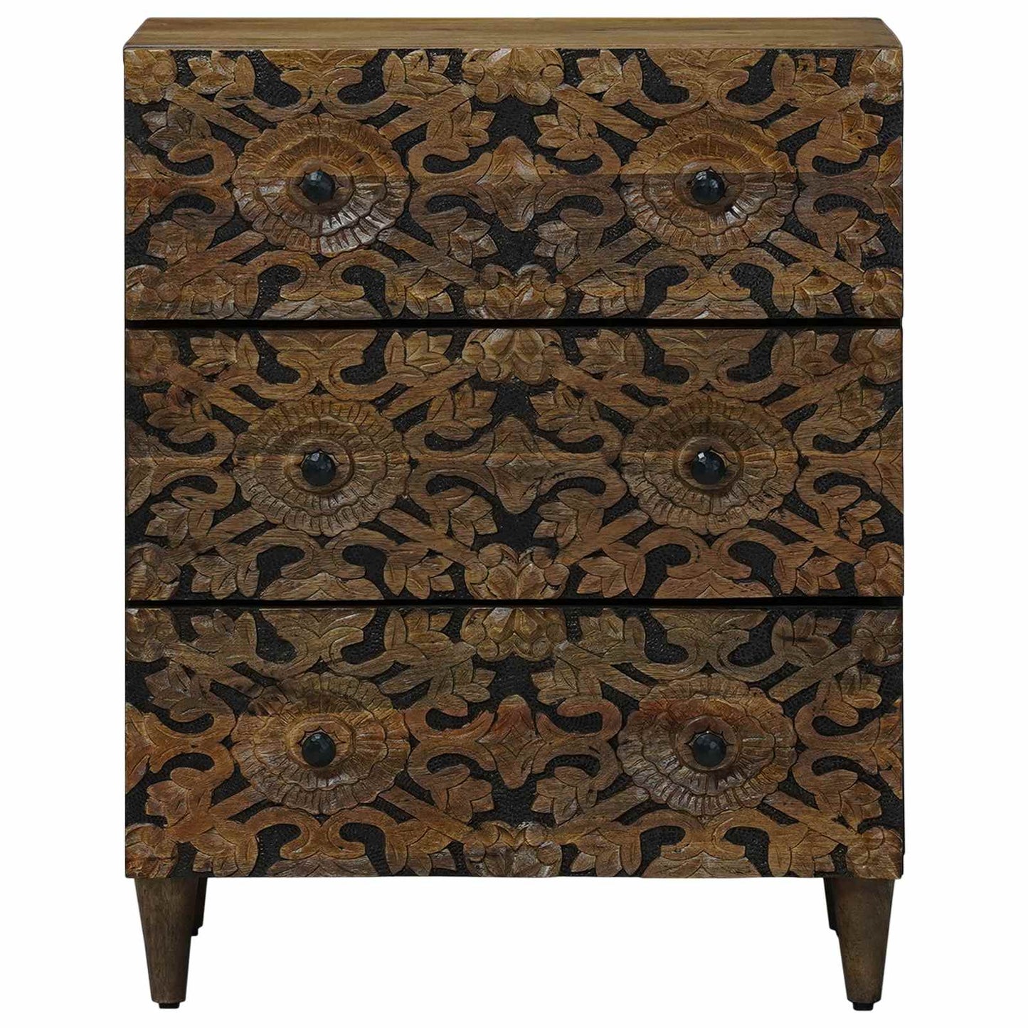 Oppbevaringssideboard Brun 60 x 33,5 x 75 cm Massiv mango tre
