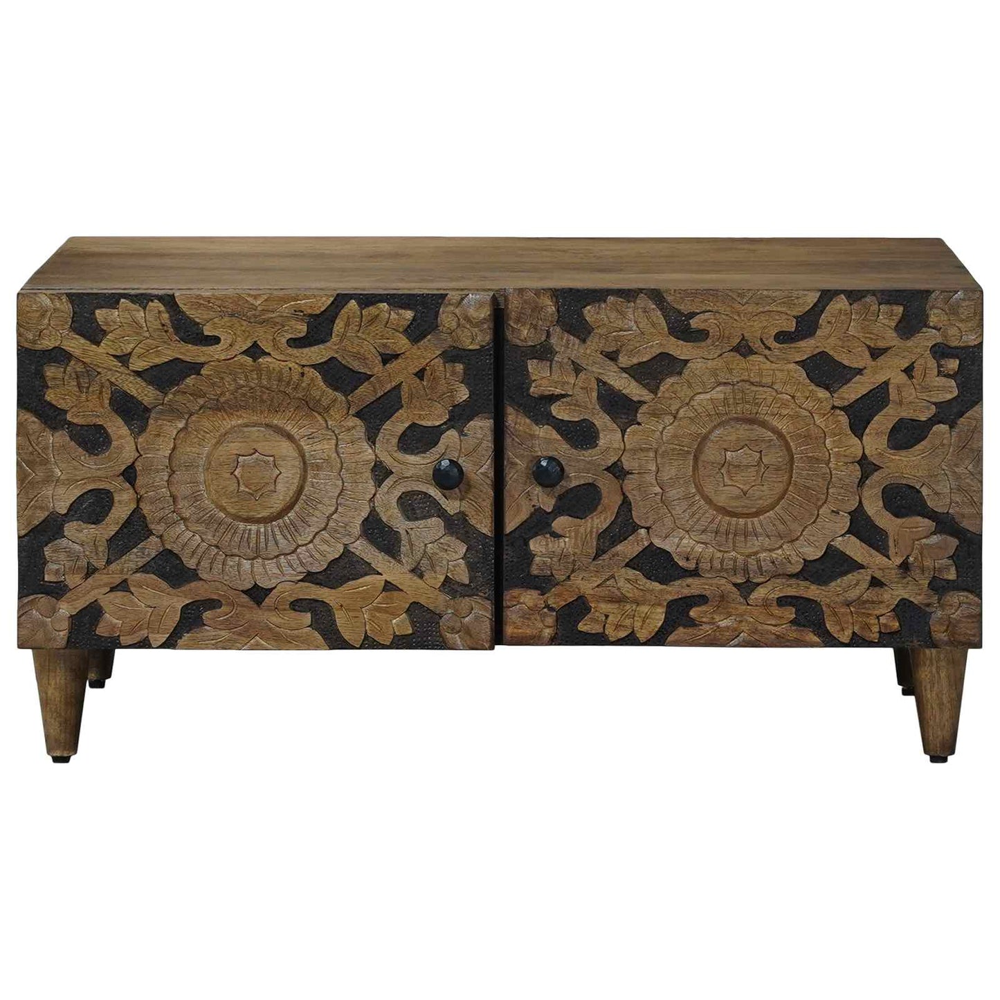 Kaffebord Brun 80 x 50 x 40 cm Massiv mango tre