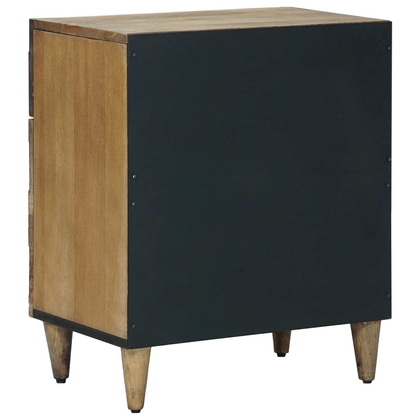 Sengekabinett med skuff Brun 50 x 33 x 60 cm Massiv mango tre