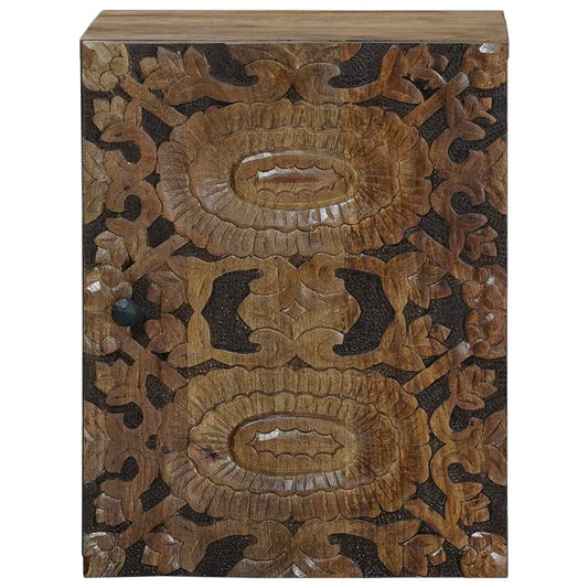 Baderom Hengende Skap Brun 38 x 33,5 x 48 cm Massiv mango tre