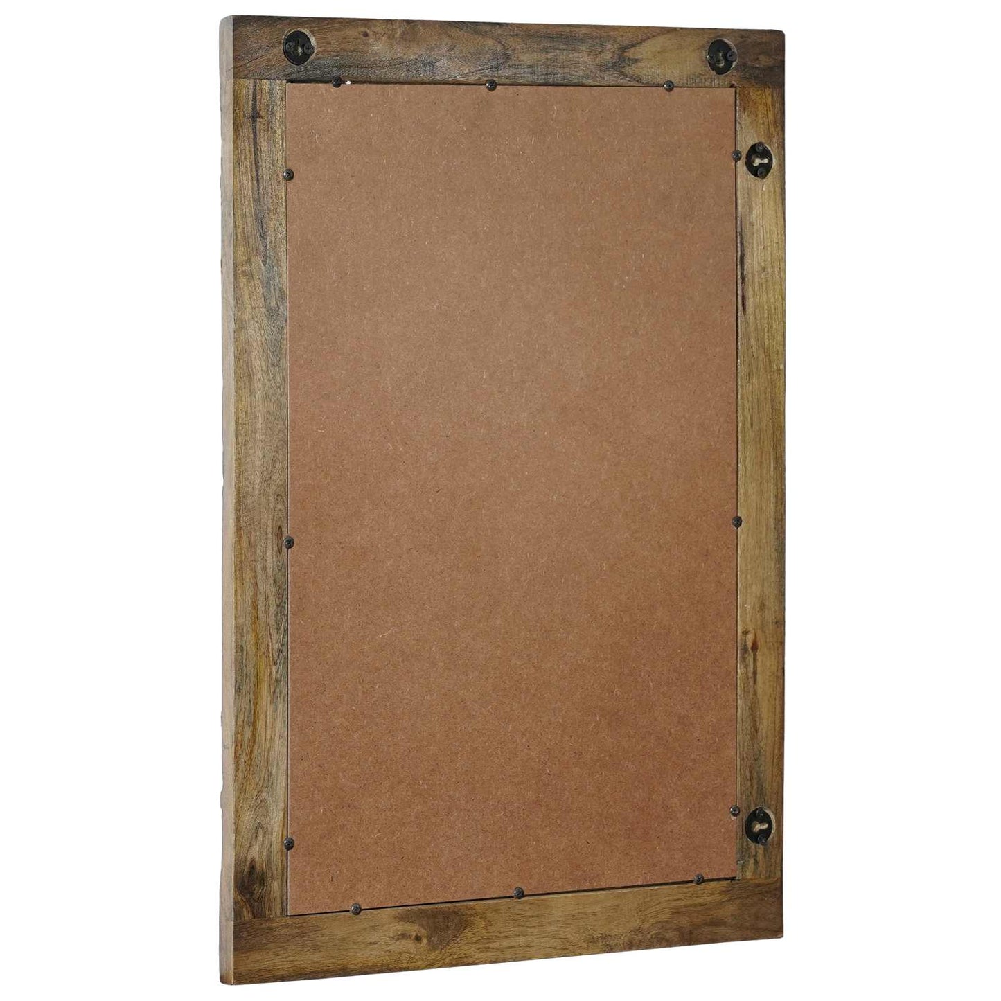 Veggspeil Valnøtt Brun 70 x 50 cm Konstruert tre og glass