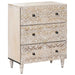 Oppbevaringssideboard Hvit 60 x 33,5 x 75 cm Massiv mango tre