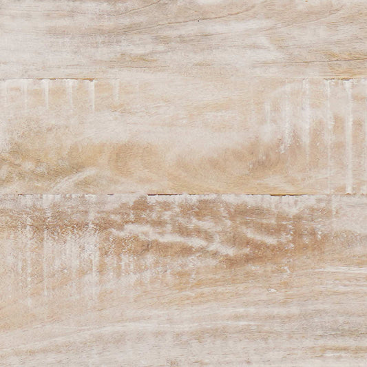 Sengekabinett med skuff Hvit 40 x 33 x 46 cm Massiv mango tre