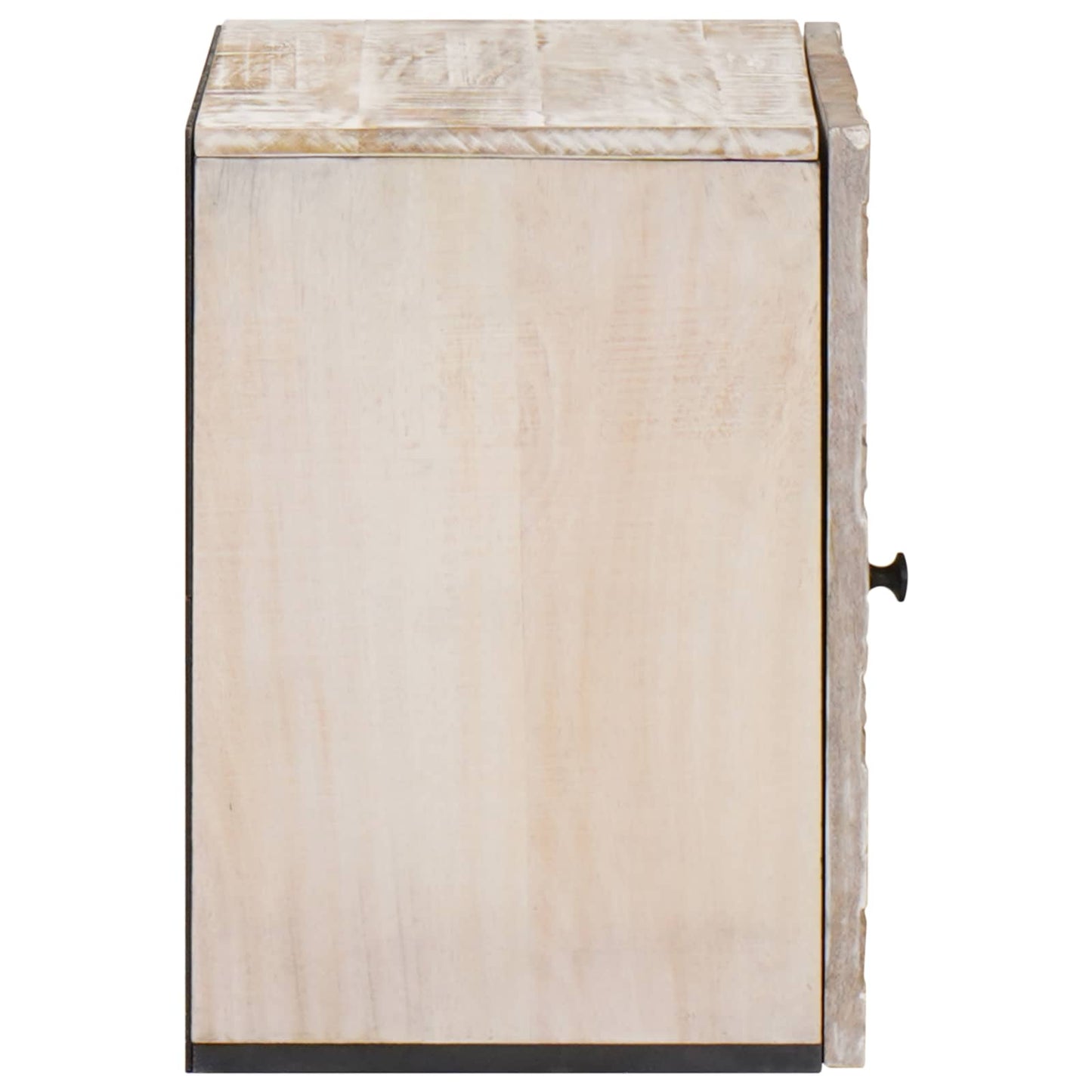 Baderom Hengende Skap Hvit 38 x 33,5 x 48 cm Massiv mango tre