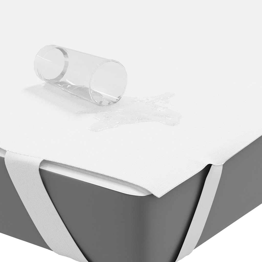 Madrassbeskytter hvit 200x200 cm vanntett