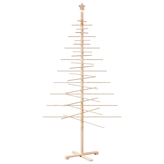 Juletre av tre til pynt 210 cm heltre furu