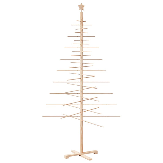 Juletre av tre til pynt 210 cm heltre furu