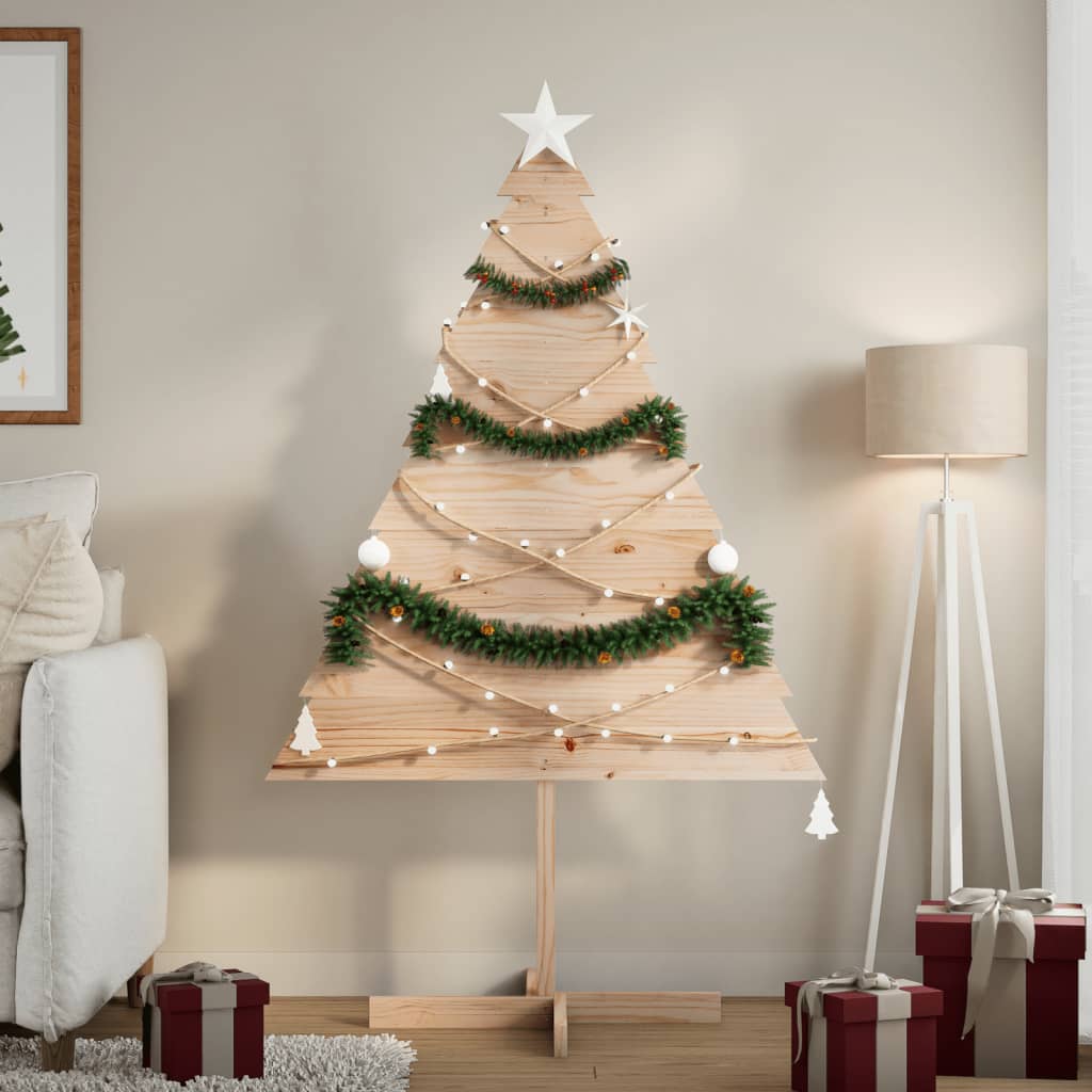 Juletre av tre til pynt 150 cm heltre