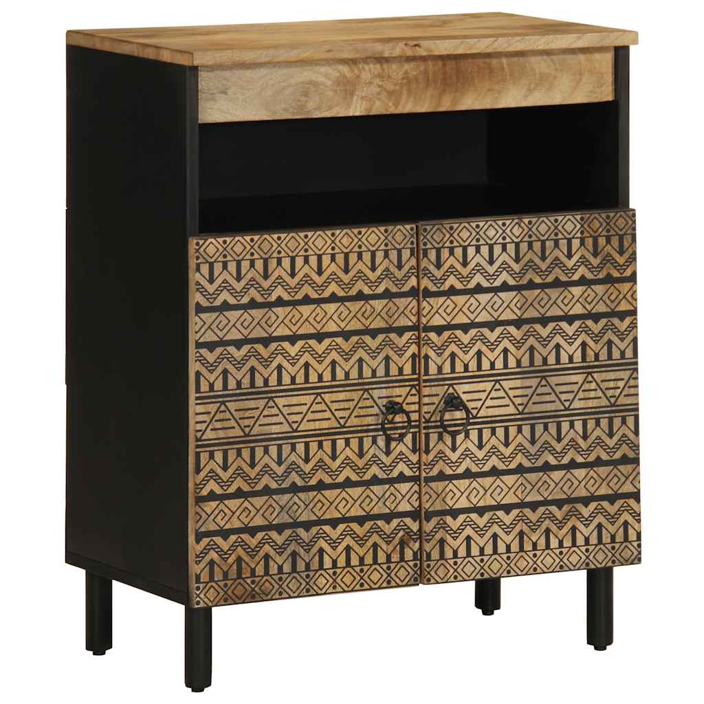 Skjenk 60x33,5x75 cm grovt heltre mangotre