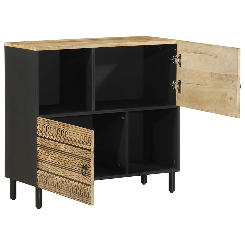 Skjenk 80x33,5x75 cm grovt heltre mangotre